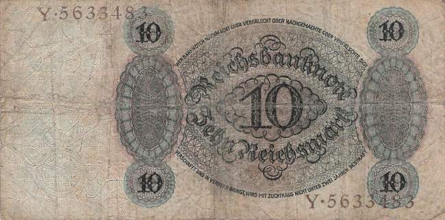 10 Mark 1924 ro.168a